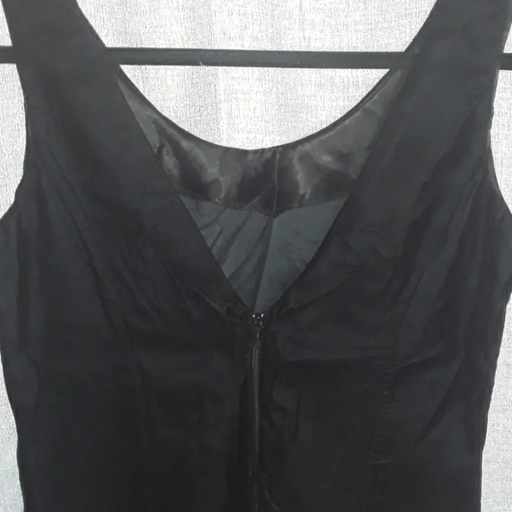 Vintage Scott McClintock Black Velvet Dress Size 6 ☆NWT☆ - Picture 3 of 6